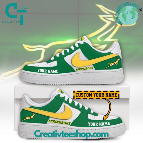 Tubopro Springboks Rugby Union Air Low-Top Sneakers Shoes For Men And Women