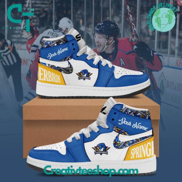 Tubopro Springfield Thunderbirds AJ1 High Sneakers Shoes For Men And Women