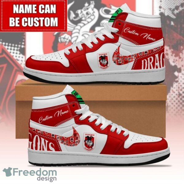 Tubopro St. George Illawarra Dragons AJ1 High Sneakers Shoes For Men And Women