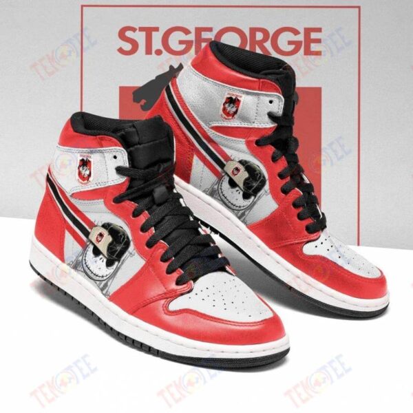 Tubopro St. George Illawarra Dragons NRL AJ1 High Sneakers Shoes For Men And Women