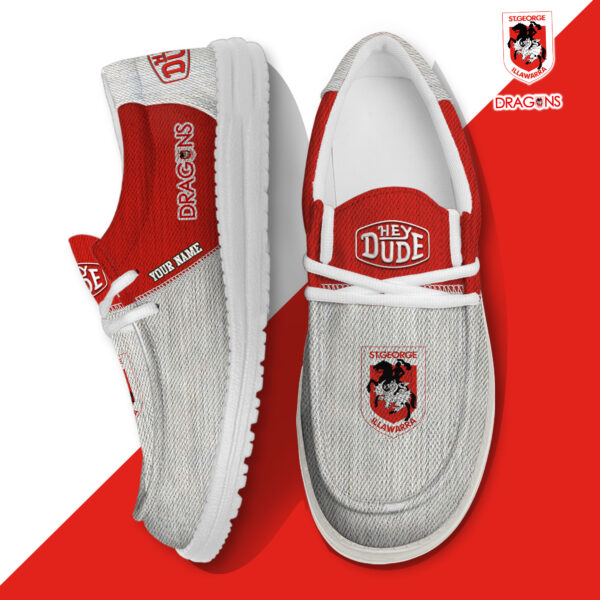 Tubopro St. George Illawarra Dragons Personalized Hey Dude Shoes For Men And Women