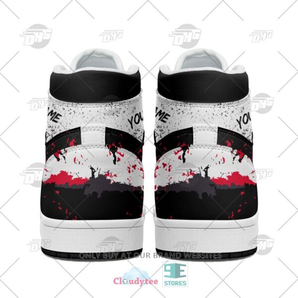 Tubopro St Kilda Saints AFL AJ1 High Sneakers Shoes For Men And Women - Image 5