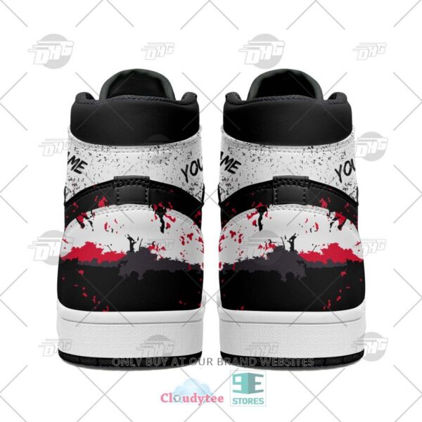 Tubopro St Kilda Saints AFL AJ1 High Sneakers Shoes For Men And Women - Image 6