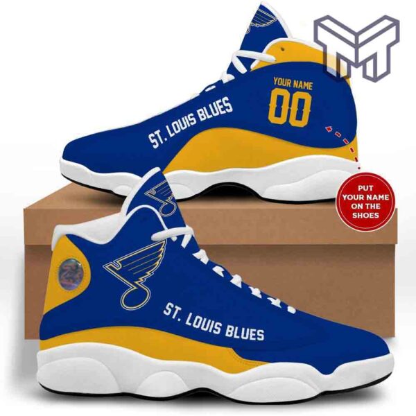 Tubopro St. Louis Blues AJ13 Sneakers Shoes For Men And Women - Image 2