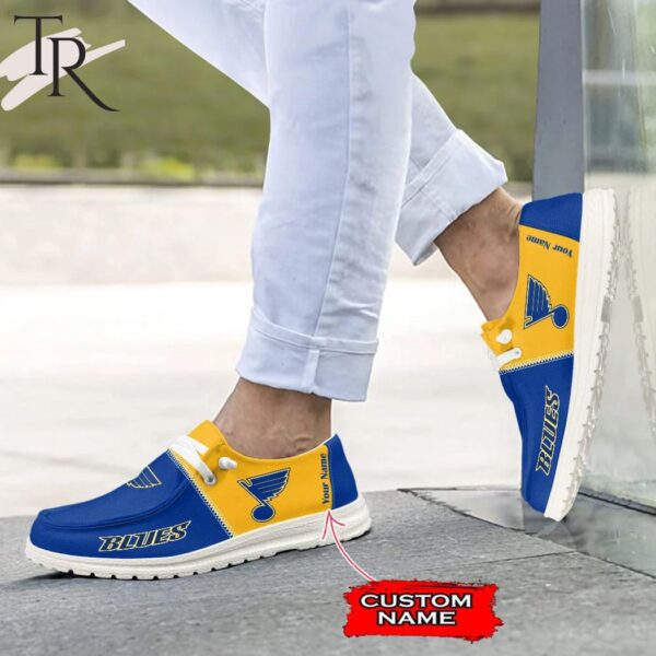 Tubopro St. Louis Blues Personalized Hey Dude Shoes For Men And Women - Image 3