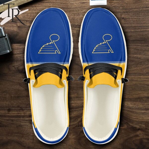 Tubopro St. Louis Blues Personalized Hey Dude Shoes For Men And Women - Image 2