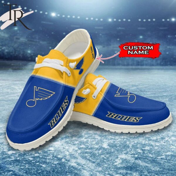 Tubopro St. Louis Blues Personalized Hey Dude Shoes For Men And Women