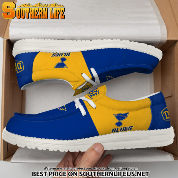Tubopro St. Louis Blues Personalized Hey Dude Shoes For Men And Women - Image 3