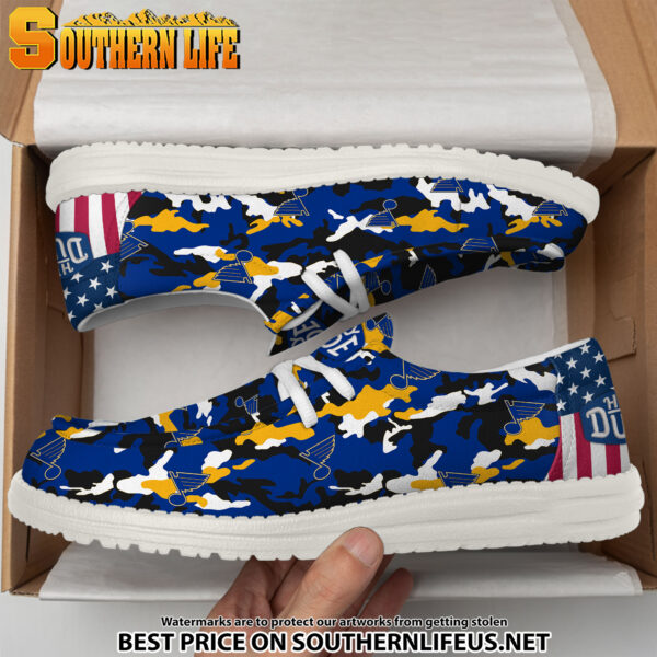 Tubopro St. Louis Blues Personalized Hey Dude Shoes For Men And Women - Image 4