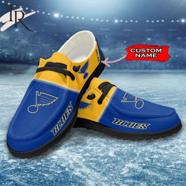 Tubopro St. Louis Blues Personalized Hey Dude Shoes For Men And Women - Image 5