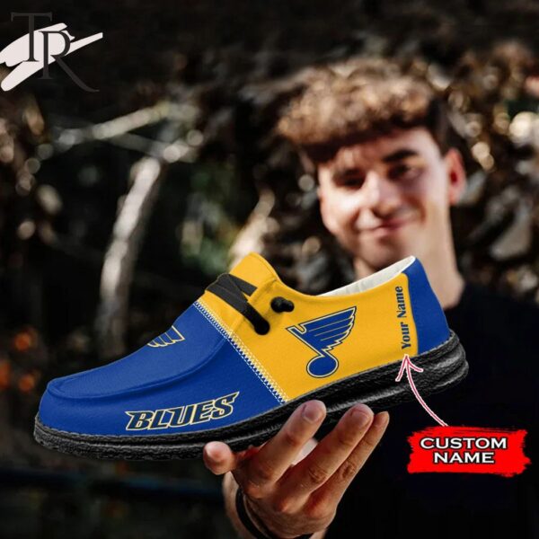 Tubopro St. Louis Blues Personalized Hey Dude Shoes For Men And Women - Image 6