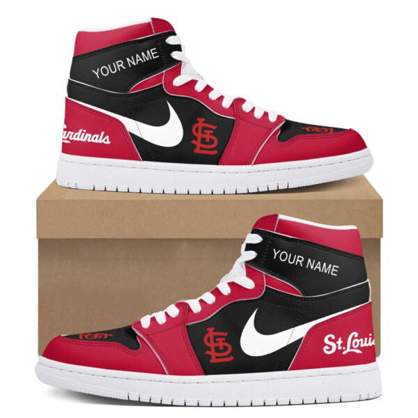 Tubopro St. Louis Cardinals AJ1 High Sneakers Shoes For Men And Women - Image 2
