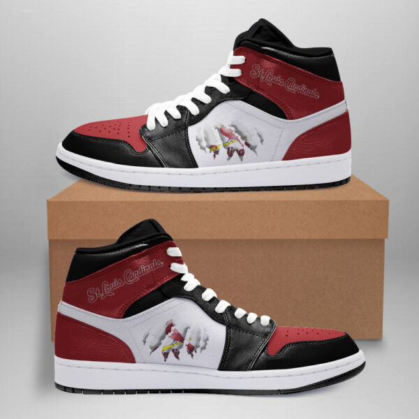Tubopro St. Louis Cardinals AJ1 High Sneakers Shoes For Men And Women