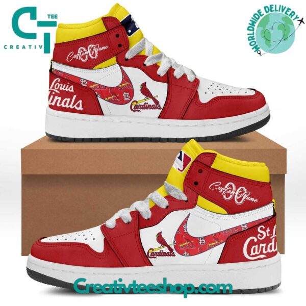 Tubopro St. Louis Cardinals AJ1 High Sneakers Shoes For Men And Women