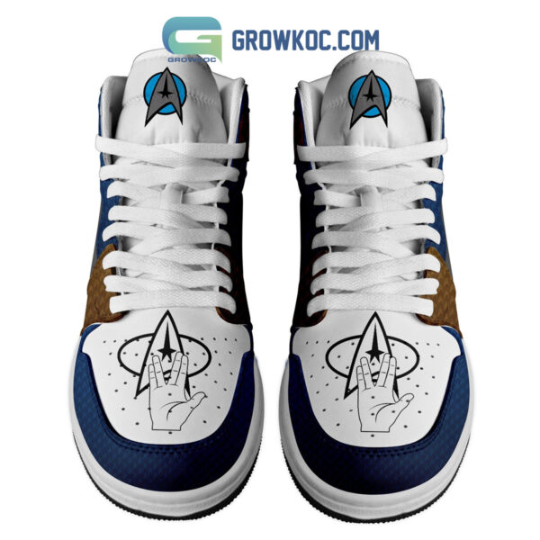Tubopro Star Trek AJ1 High Sneakers Shoes For Men And Women - Image 2