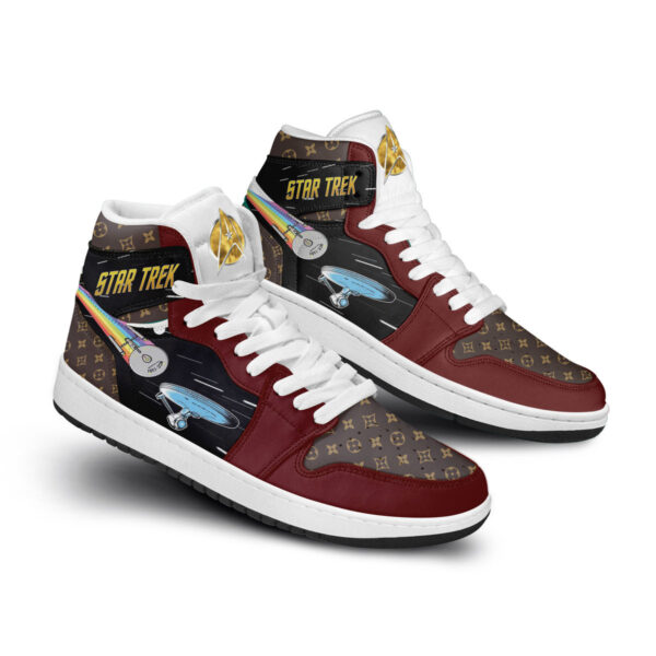 Tubopro Star Trek AJ1 High Sneakers Shoes For Men And Women - Image 2