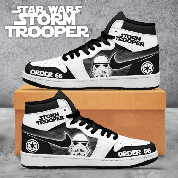 Tubopro Star Wars AJ1 High Sneakers Shoes For Men And Women - Image 2