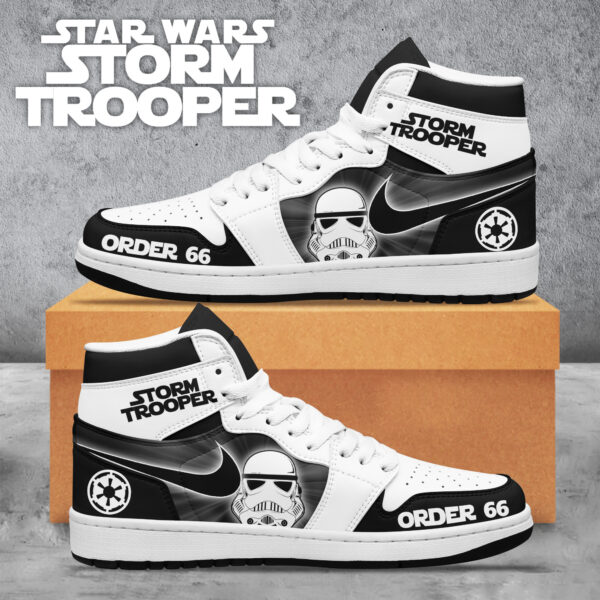 Tubopro Star Wars AJ1 High Sneakers Shoes For Men And Women - Image 2