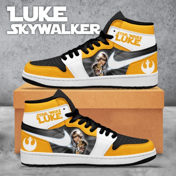 Tubopro Star Wars AJ1 High Sneakers Shoes For Men And Women - Image 2