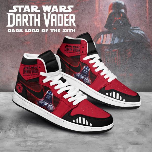 Tubopro Star Wars AJ1 High Sneakers Shoes For Men And Women - Image 2