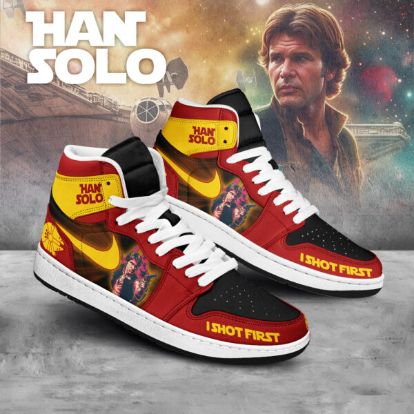 Tubopro Star Wars AJ1 High Sneakers Shoes For Men And Women