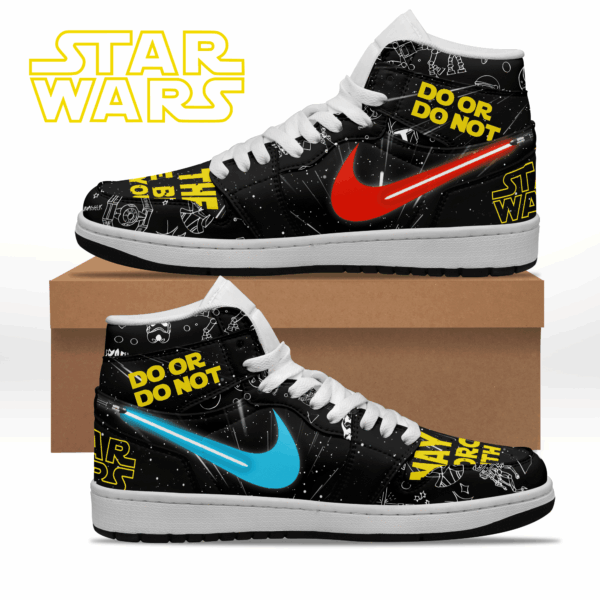 Tubopro Star Wars AJ1 High Sneakers Shoes For Men And Women