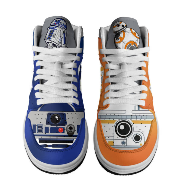Tubopro Star Wars AJ1 High Sneakers Shoes For Men And Women - Image 3