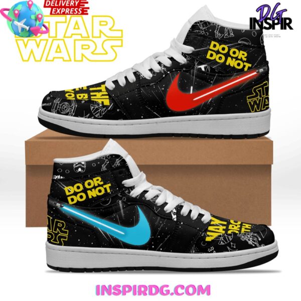 Tubopro Star Wars AJ1 High Sneakers Shoes For Men And Women