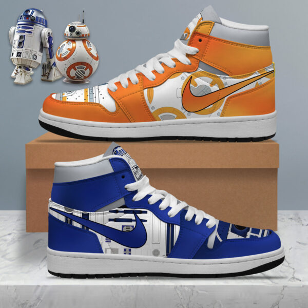 Tubopro Star Wars AJ1 High Sneakers Shoes For Men And Women