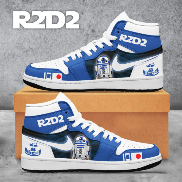 Tubopro Star Wars AJ1 High Sneakers Shoes For Men And Women - Image 2