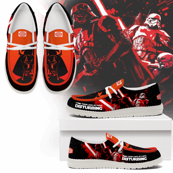 Tubopro Star Wars Personalized Hey Dude Shoes For Men And Women