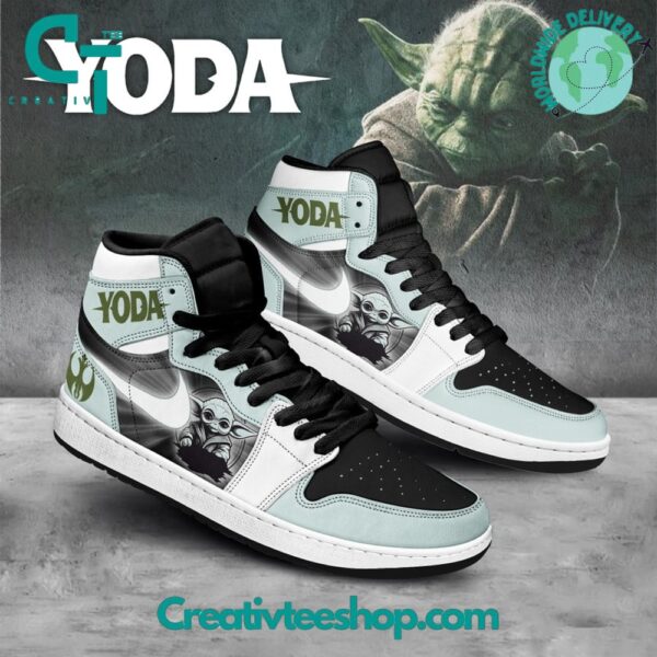 Tubopro Star Wars Yoda AJ1 High Sneakers Shoes For Men And Women