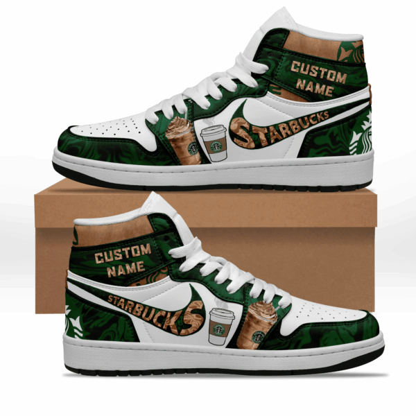 Tubopro Starbuck AJ1 High Sneakers Shoes For Men And Women - Image 3
