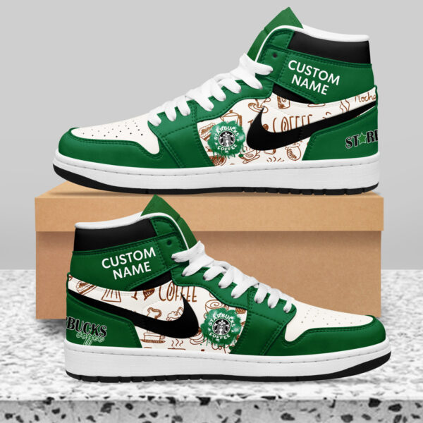 Tubopro Starbuck AJ1 High Sneakers Shoes For Men And Women - Image 2