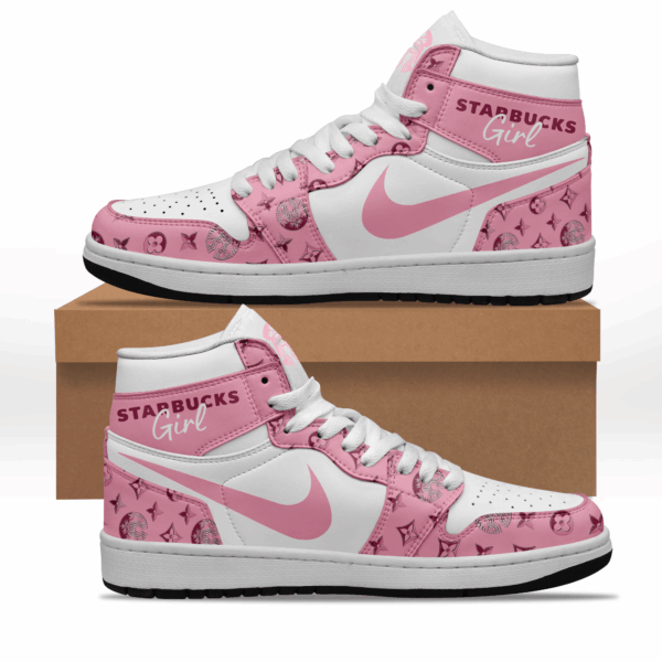 Tubopro Starbucks AJ1 High Sneakers Shoes For Men And Women