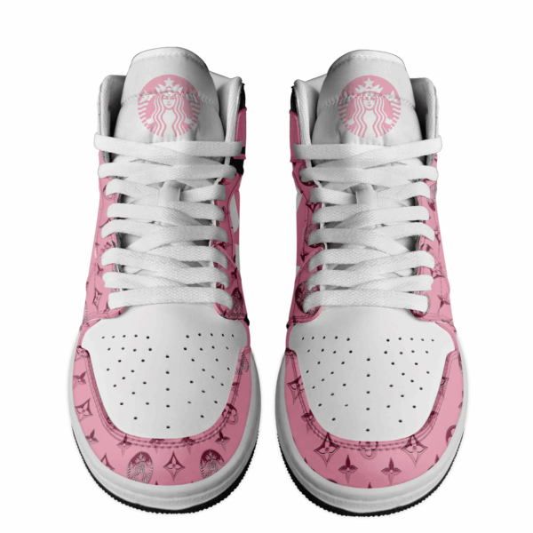 Tubopro Starbucks AJ1 High Sneakers Shoes For Men And Women - Image 2