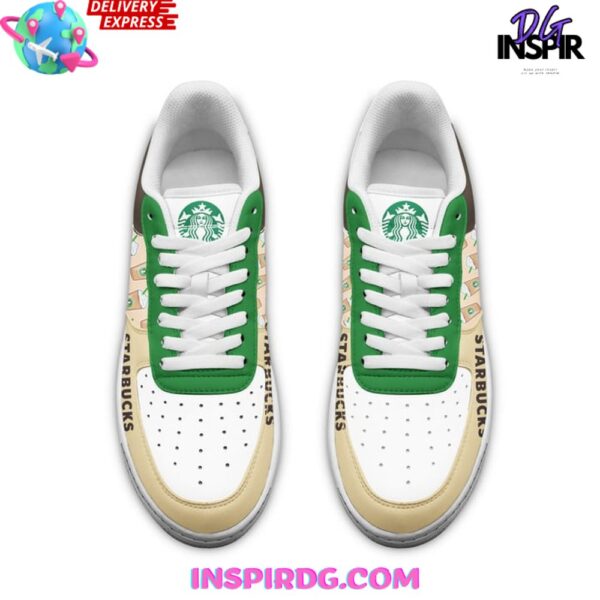 Tubopro Starbucks Coffee Air Low-Top Sneakers Shoes For Men And Women - Image 3