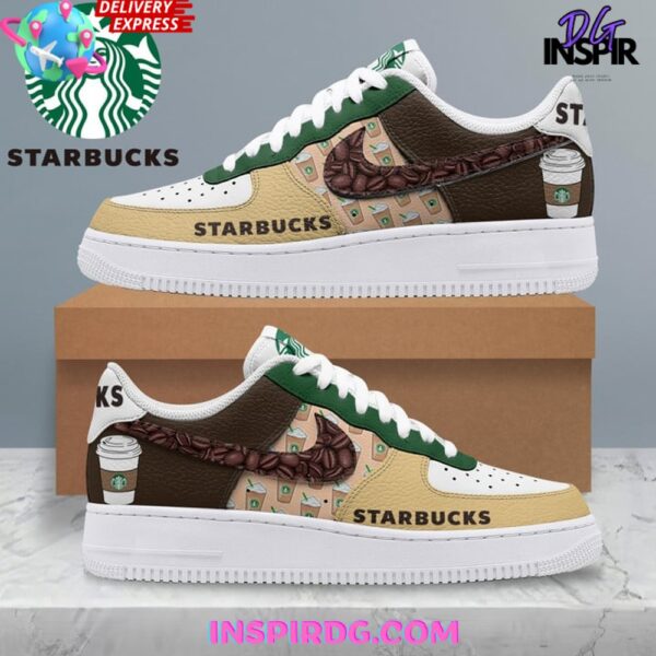 Tubopro Starbucks Coffee Air Low-Top Sneakers Shoes For Men And Women