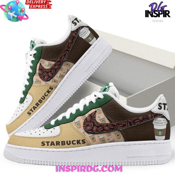 Tubopro Starbucks Coffee Air Low-Top Sneakers Shoes For Men And Women - Image 2