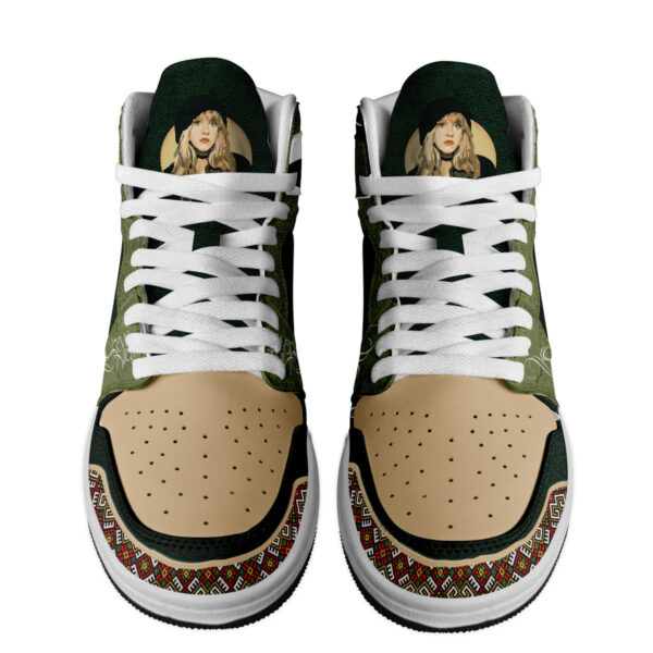 Tubopro Stevie Nicks AJ1 High Sneakers Shoes For Men And Women - Image 3