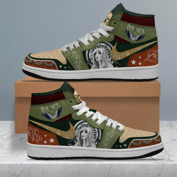 Tubopro Stevie Nicks AJ1 High Sneakers Shoes For Men And Women