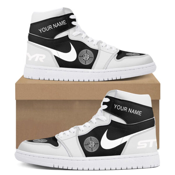 Tubopro Steyr AJ1 High Sneakers Shoes For Men And Women - Image 2