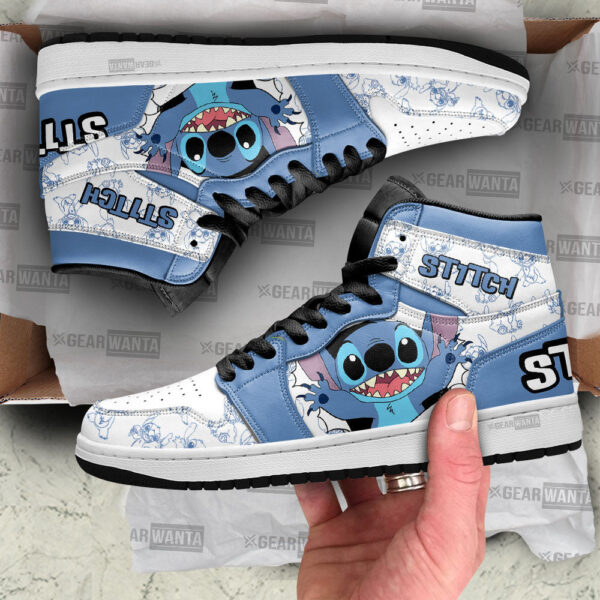 Tubopro Stitch AJ1 High Sneakers Shoes For Men And Women - Image 2