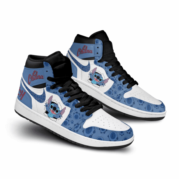 Tubopro Stitch AJ1 High Sneakers Shoes For Men And Women - Image 2