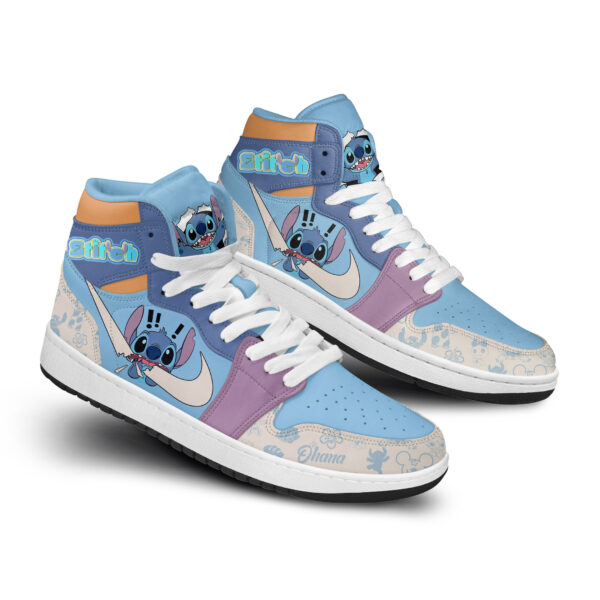 Tubopro Stitch AJ1 High Sneakers Shoes For Men And Women - Image 2