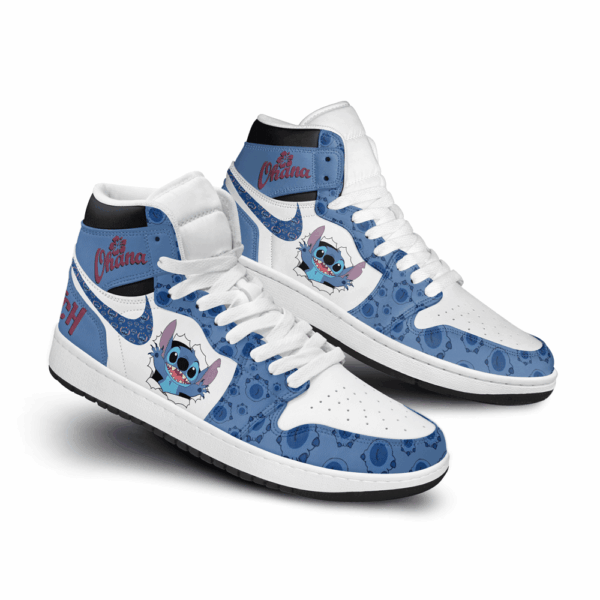 Tubopro Stitch AJ1 High Sneakers Shoes For Men And Women - Image 2