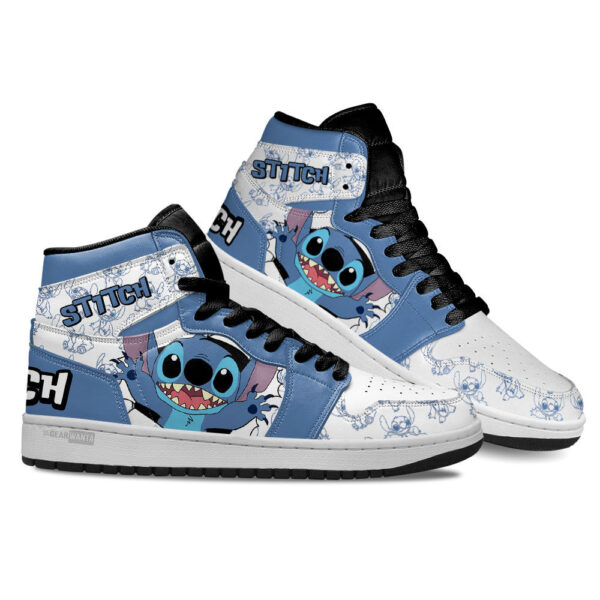 Tubopro Stitch AJ1 High Sneakers Shoes For Men And Women - Image 3