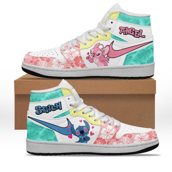 Tubopro Stitch Angel AJ1 High Sneakers Shoes For Men And Women