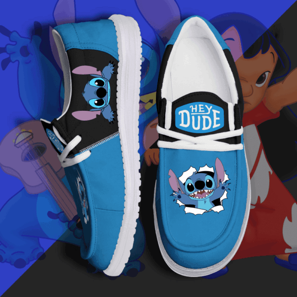 Tubopro Stitch Personalized Hey Dude Shoes For Men And Women