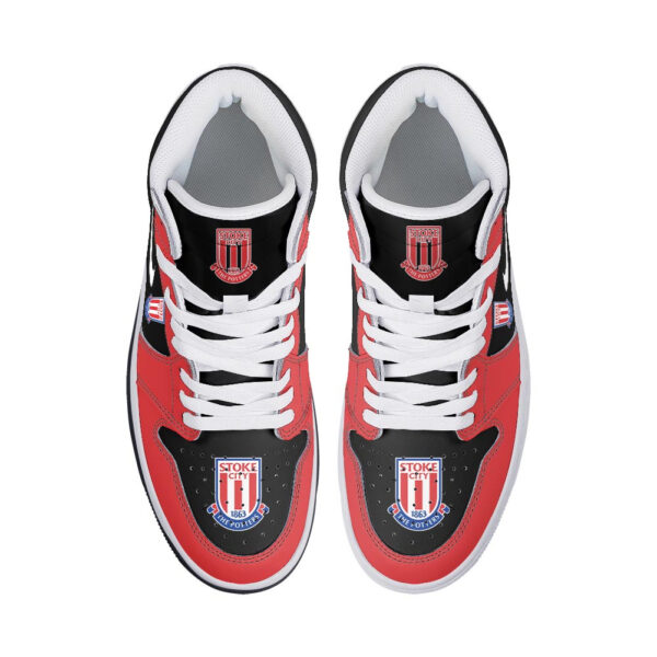 Tubopro Stoke City AJ1 High Sneakers Shoes For Men And Women - Image 3